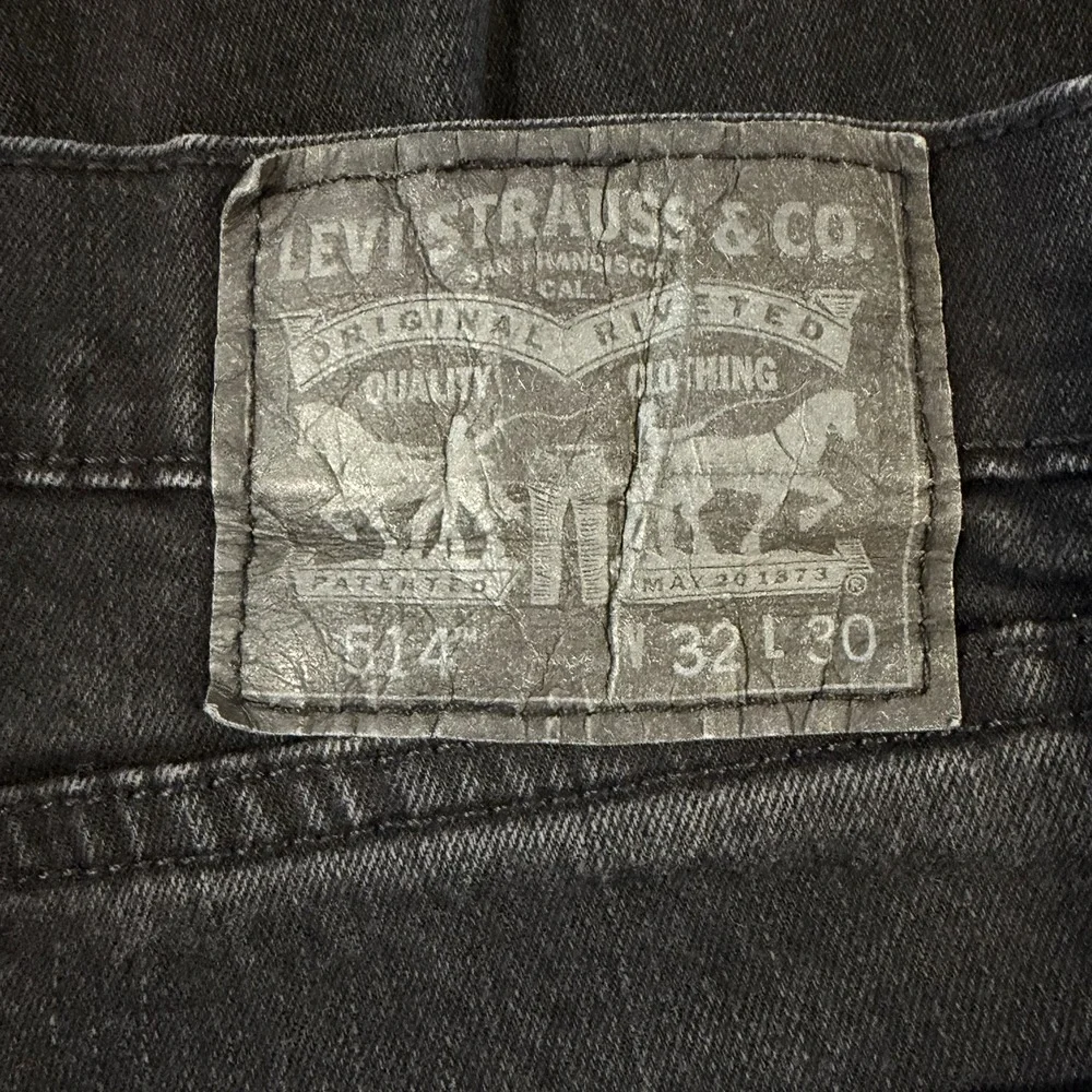 Levis 514 Straight Fit Mens‎ Jeans Size 36x30 Black